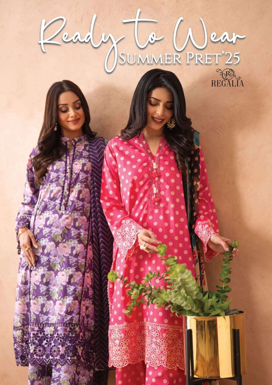 Ready To Wear Summer Pret 25 Regalia